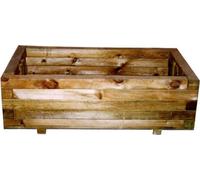 Bac A Fleur Pin Rustica 80X40Xh27Cm