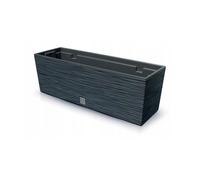 Pot de fleurs avec reserve d´eau 12 L anthracite - FURU