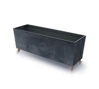 Prosperplast Urbi Case Beton Effect N Pot de fleurs Bleu foncé 77 cm