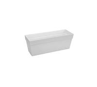 Bac à fleurs balconniere Loft Urban - 50 cm - Blanc