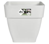 Bac à fleurs carré jardinière 30 L blanc 36x35x36 cm en plastique recyclé