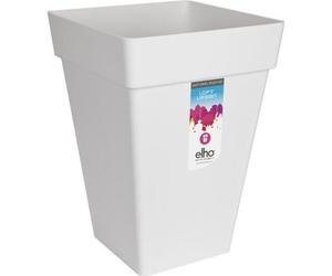 Bac à Fleurs Elho Loft Urban Carré Haut, Ø 37 x H 51 cm, Extérieur, 100% Recy lanc, Réservoir d'Eau Intégré, 39L
