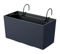 Bac à fleurs - Prosperplast Urbi Case W DUC400W-S449 - Rectangulaire - Plastique - Anthracite mat