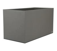 Riviera Bac à Fleurs Rectangulaire Granit 59x29.5x33.5 cm 33 L Gris - Fabriqué en France en Polypropylène Recyclable avec Double Paroi et Rétention d'Eau
