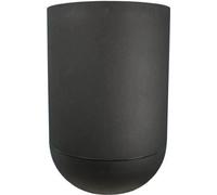 Bac à Fleurs RIVIERA, Granit Tulipe, Plastique, D50 x H71 cm, Noir