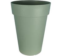 Bac à fleurs RIVIERA SOLEILLA HAUT - Plastique - Hauteur 66 cm - Vert argile