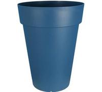 RiViERA Pot de fleurs SOLEILLA Plastique Hauteur 53 cm Bleu