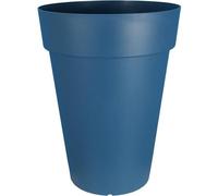Bac A Fleurs Riviera Soleilla - Plastique - Hauteur 66 Cm - Bleu Bleu