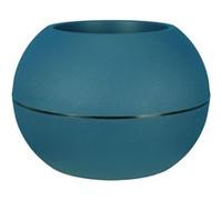 Bac a fleurs rond RIVIERA GRANIT BOULE - Plastique - Diametre 50 cm - Bleu Bleu G