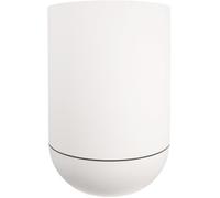 Bac à fleurs rond RIVIERA GRANIT TULIPE - Plastique - Diamètre 50 cm - Blanc