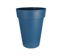 RiViERA Pot de fleurs SOLEILLA Plastique Hauteur 53 cm Bleu