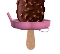 Bac à glace | Manchons anti-goutte en silicone sûr avec support | Porte-cône pour - Réutilisable pour chaudes journées d'été, voyages en plein air, desserts, yaourts faits maison