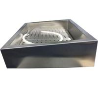 Bac à Glace Pilée Incliné 2/1GN - Combisteel