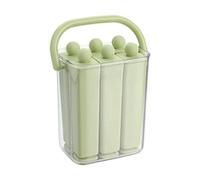 Bac à glaçons avec couvercle | Récipient allongé réutilisable en silicone - Bacs pour glaçons - Pour yaourt, fêtes d'été, desserts, boissons, nourriture, camping, fruits