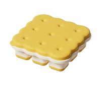 Bac à glaçons avec couvercles, moule à biscuits, machine à glace avec rangement | souple, bac à glaçons réutilisable en silicone | Pour whisky, cocktail, café, boissons, boissons, refroidissement