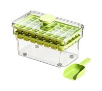 Bac à glaçons empilable avec couvercle 68 cubes | Ensemble de moules à glaçons réutilisables pour la maison, la cuisine, le restaurant, le camping, les fêtes d'été