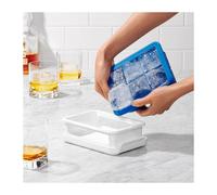 OXO Good Grips - Bac à glaçons avec Couvercle en Silicone, Grand Format, pour 6 Gros glaçons de 4,4 cm