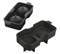 Bac à glaçons, en silicone, pour 4 glaçons, noir