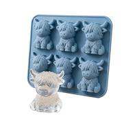 Bac à glaçons en silicone pour bovins, idéal pour les cocktails, les boissons, la décoration de la maison, accessoires de boisson amusants