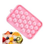 Bac à glaçons en silicone réutilisable en forme de cœur de qualité | Machine à glaçons à whisky pour cocktails, whisky, café, cuisine, fêtes, camping, chocolat