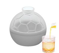 Bac à glaçons pour congélateur, récipient rond en silicone en forme de ballon de football | Moule à glace pour réfrigérateurs intérieurs, salle à manger, boissons familiales, whisky, cocktails