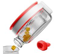 Bac à glaçons pour congélateur - Ustensile de cuisine polyvalent | Bouteille à glace à grille multiple pour la maison, restaurant, café, magasin de boissons, cocktails, café, boissons, rouge