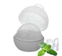 Bac à glaçons | Récipient rond en silicone en forme de ballon de football | Moule à glace pour cuisine, réfrigérateur, salle à manger, famille, boissons, whisky, cocktail