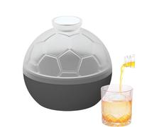 Bac à glaçons | Récipient rond en silicone en forme de ballon de football | Moules ronds pour la cuisine, le réfrigérateur, la salle à manger, la famille, les boissons, le whisky, les cocktails