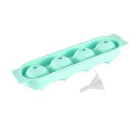 Bac à glaçons rond en silicone - 4 Cavités Pour Préparation De Vin Glacé - Moule à glaçons,Pour Femmes Hommes Barmans Animateurs Maison Fête Appartement Bureau Bar Été Cocktail Pique-nique Boissons