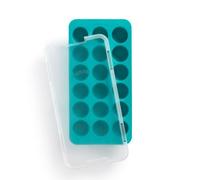 Bac À Glaçons Rond Turquoise Avec Couvercle