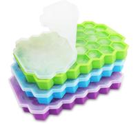 Bac à Glaçons - Silicone - 3pcs - Démoulage Facile - 111 Cubes - Multi-usage