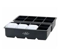 Bac à glaçons XXL - Infactory - Lot de 2 moules - Silicone alimentaire - 5 x 5 cm