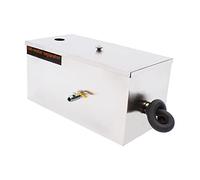 Bac a Graisse Filtration en Cinq Étapes Bac a Graisse Sous Evier Intercepteur Graisse pour Filtration Déchets Alimentaires et Séparation L'huile et L'eau, pour Restaurants, Cantines Publiques