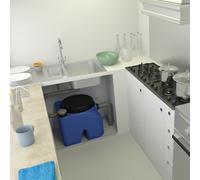 Bac à graisse mobile Eco-Graisse 24 L avec débourbeur - WATERMATIC OPWECOGR24