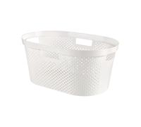 Bac à linge blanc Curver Infinity 40 L