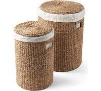 Bac à linge HAMPER, set de 2 pc, sea grass, Humdakin