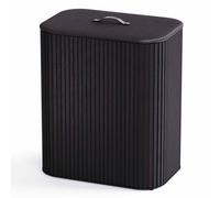 Bac à linge TOTA TRIO LUXE 5000007 90 l, noir, bambou, Joseph Joseph
