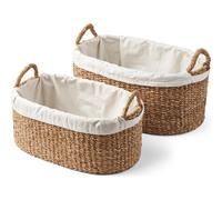 Bac à linge WICKER, set de 2 pc, sea grass, Humdakin