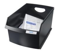 Bac à papier LOGO-DRIVE, polystyrène, 25 litres, noir