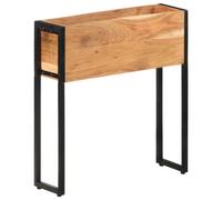 Bac à plantes The Living Store 60 x 20 x 68 cm en bois massif d'acacia