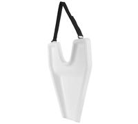 Bac à Shampoing pour Lavabo, Plateau Léger en Plastique Blanc, Appui | Dos Ondulé, Forme Ajustée au Cou, Design Incliné, Usage Maison ou Salon Style Aléatoire