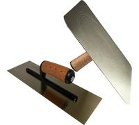 Bac à spatule Hawk 33x33cm+celle à lisser 355mm pour masticage lissage CONTOO Set