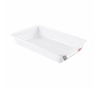 Bac alimentaire plat traçabilité HACCP 5 litres - Blanc