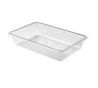 Bac alimentaire plat transparent 3 l 5 l ou 8 litres - 3 Litres