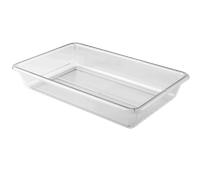 Bac alimentaire plat transparent 3 l 5 l ou 8 litres - 8 Litres