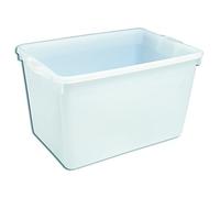 Bac alimentaire rectangulaire profond 500 x 340 x 300 mm professionnel en polyéthylène à contenance de 40 L
