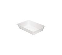 Bac alimentaire transparent peu profond 30cm