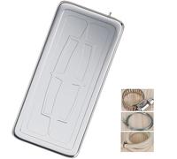 Bac Condensat Clim de Récupération, Bac Condensat Pompe a Chaleur en Acier Inoxydable pour Extérieur avec Kit de Drainage(100x47cm/39x19in)