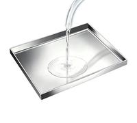 Bac Condensat Clim Mobile en Acier Inoxydable 304 Prévenir les Fuites | Bac de Vidange Climatiseur pour Systèmes de Pompe à Chaleur Universal Split Air Conditioner(45x40x3cm (18x16x1.2in))