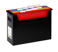 Bac de classement Viquel Rainbow Class pour dossiers suspendus - noir